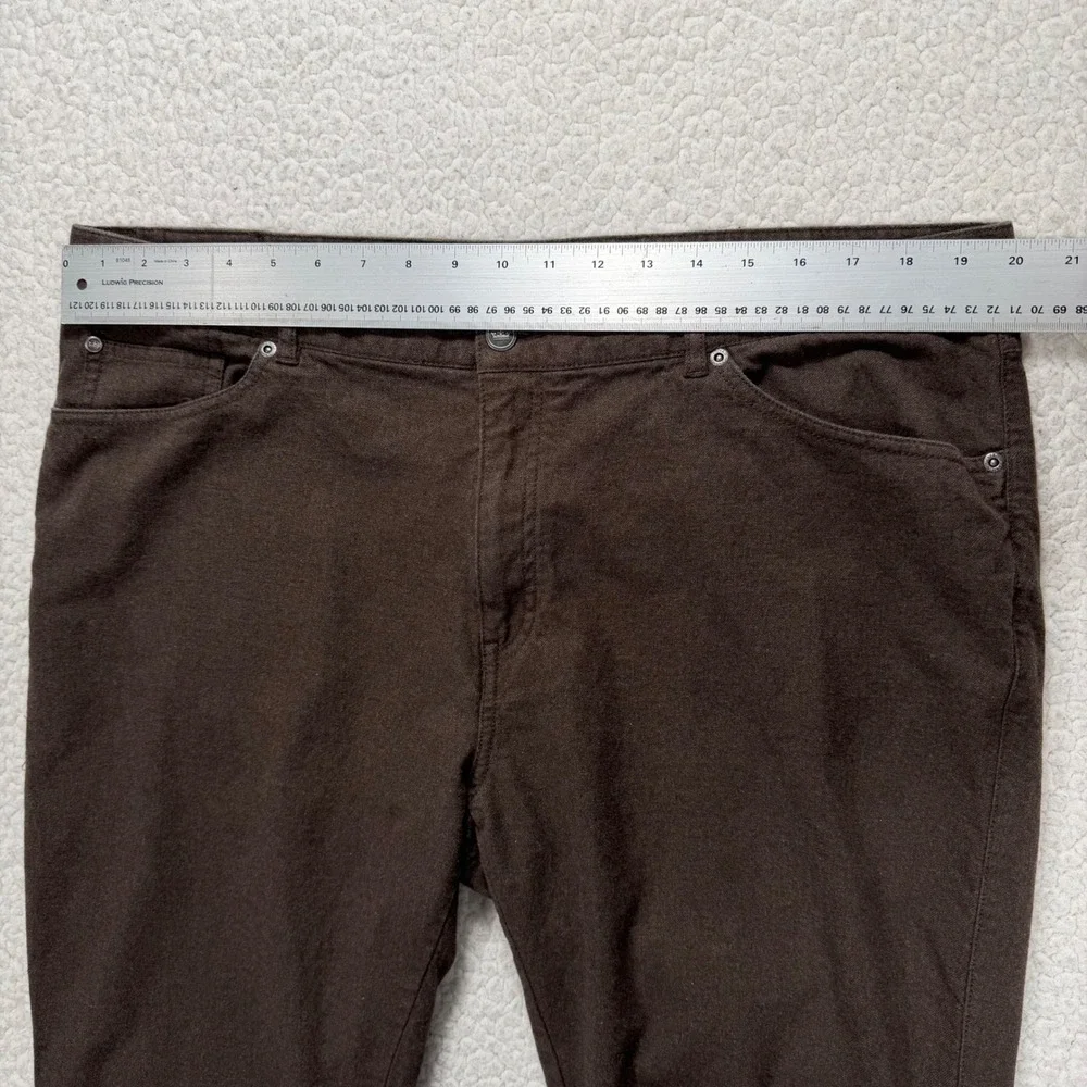 Peter Millar Straight 5-Pocket‎ Pants Mens 40x32 Brown Luxury Preppy Business